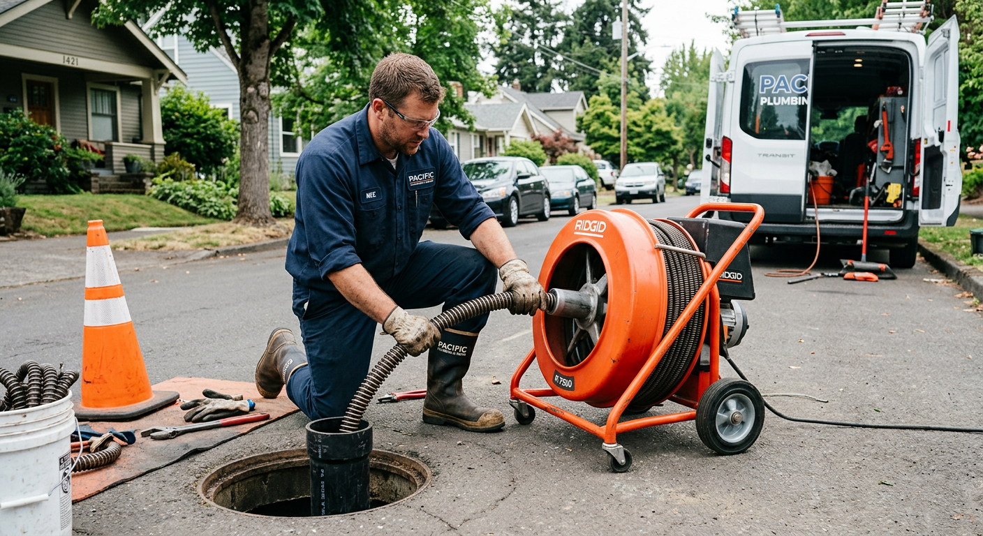 Dégorgement de canalisation principale enterrée à Versailles 78