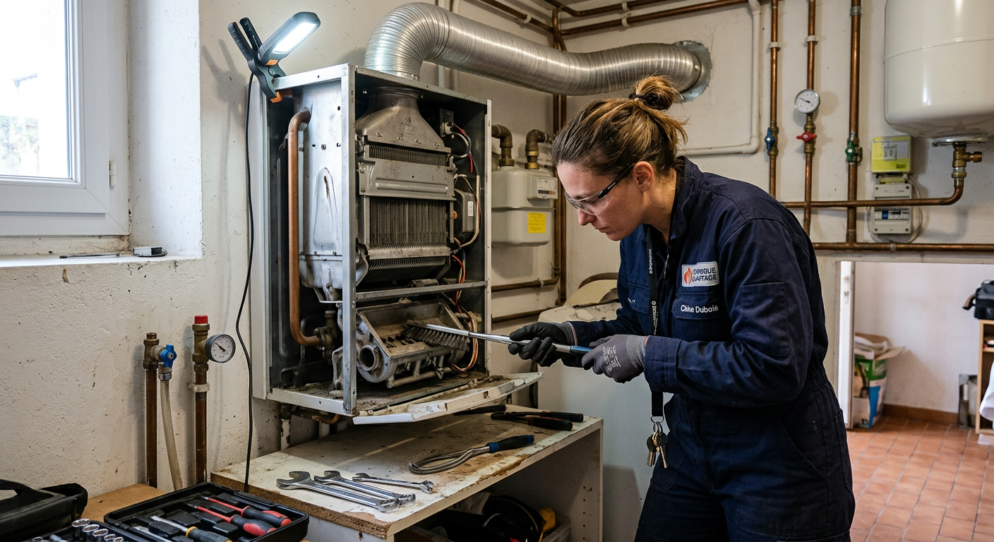Entretien annuel de chaudière à condensation par un technicien certifié à Versailles