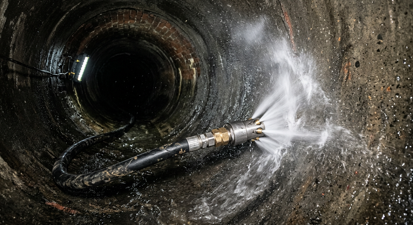 Hydrocurage haute pression de canalisation à Versailles 78